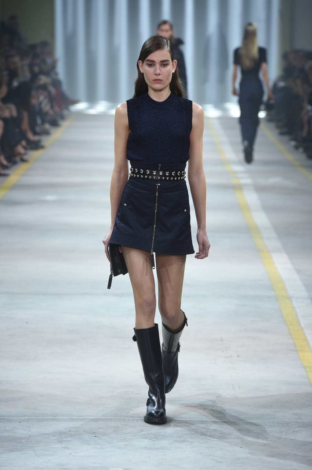 Fashion Week Milan Fall/Winter 2016 look 9 from the Diesel Black Gold collection womenswear