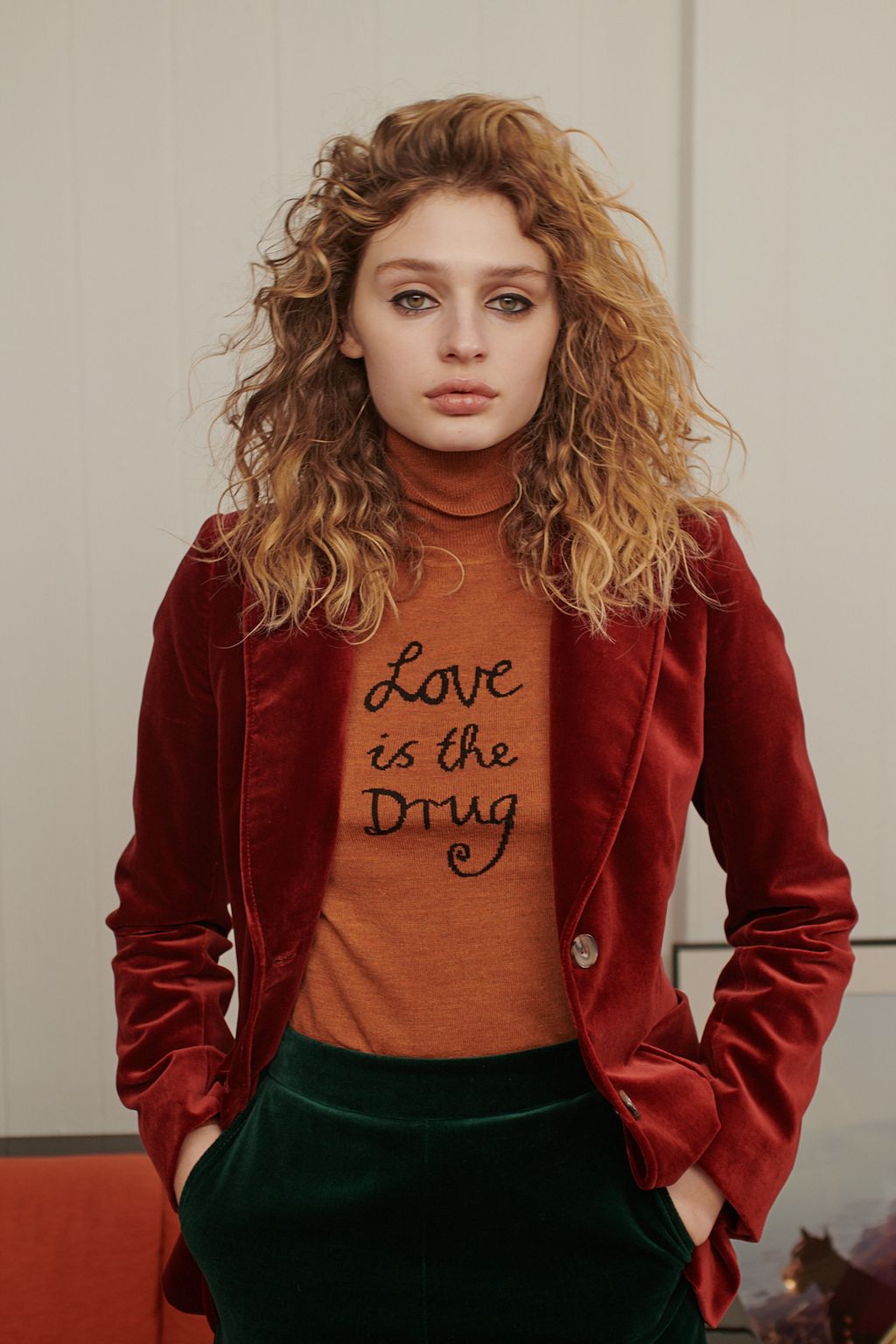 Fashion Week London Fall/Winter 2018 look 1 from the Bella Freud collection 女装