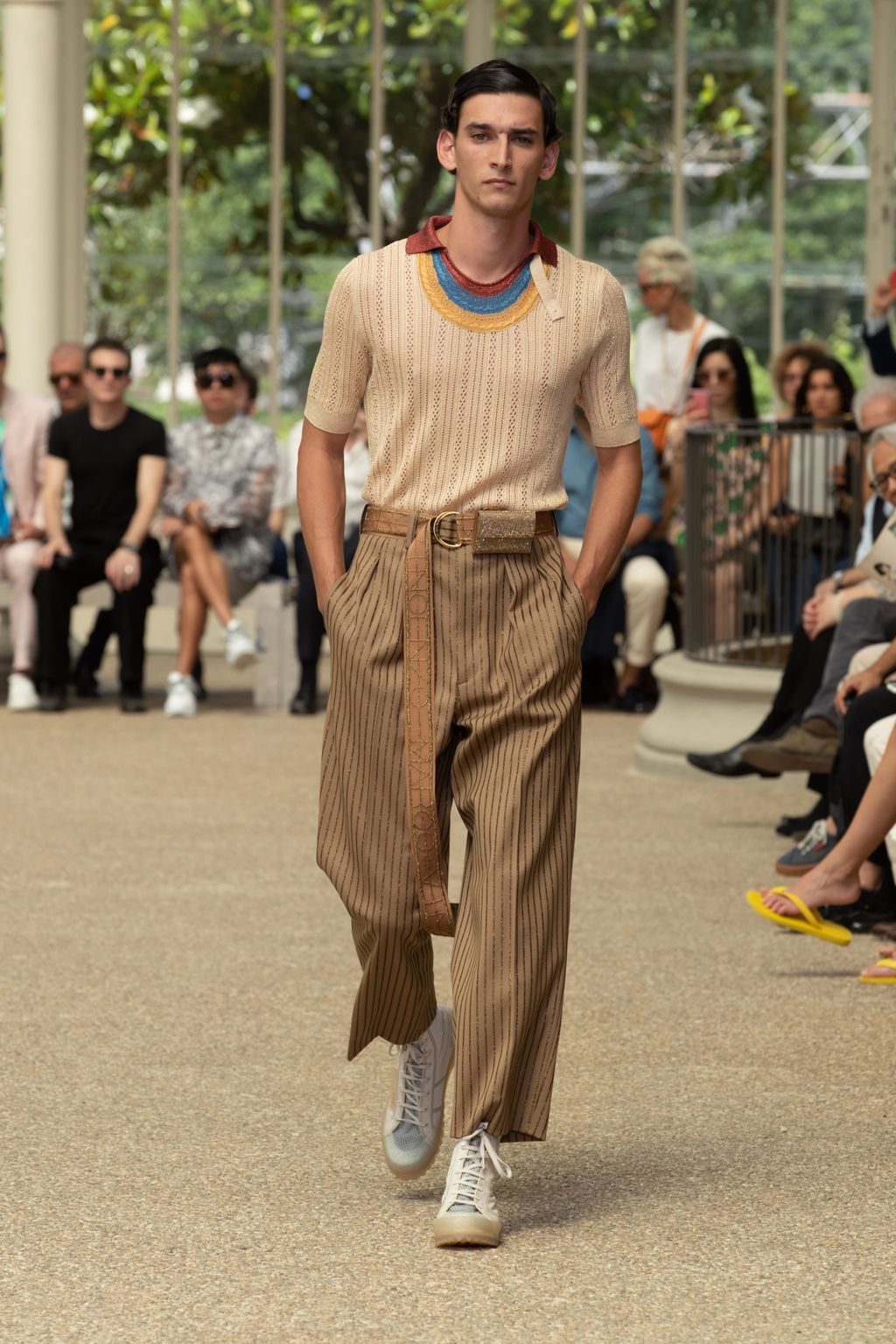 Fashion Week Florence Spring/Summer 2020 look 1 from the Marco de Vincenzo collection menswear
