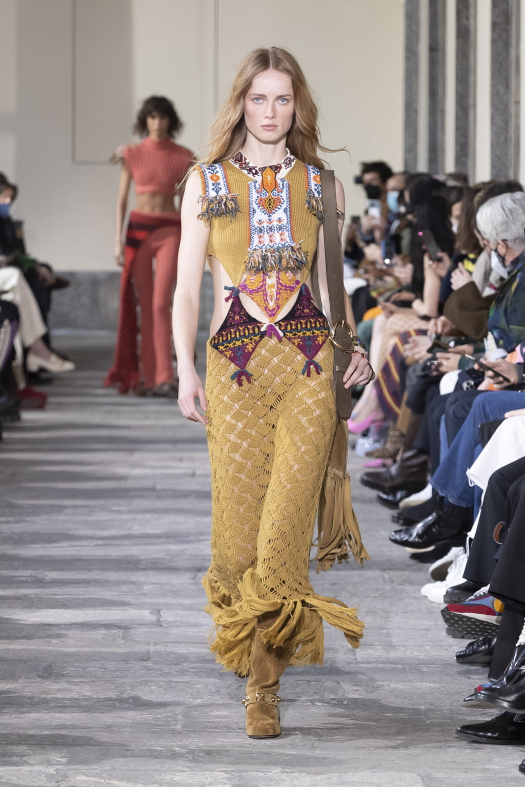 Fashion Week Milan Fall/Winter 2022 look 1 from the Etro collection womenswear