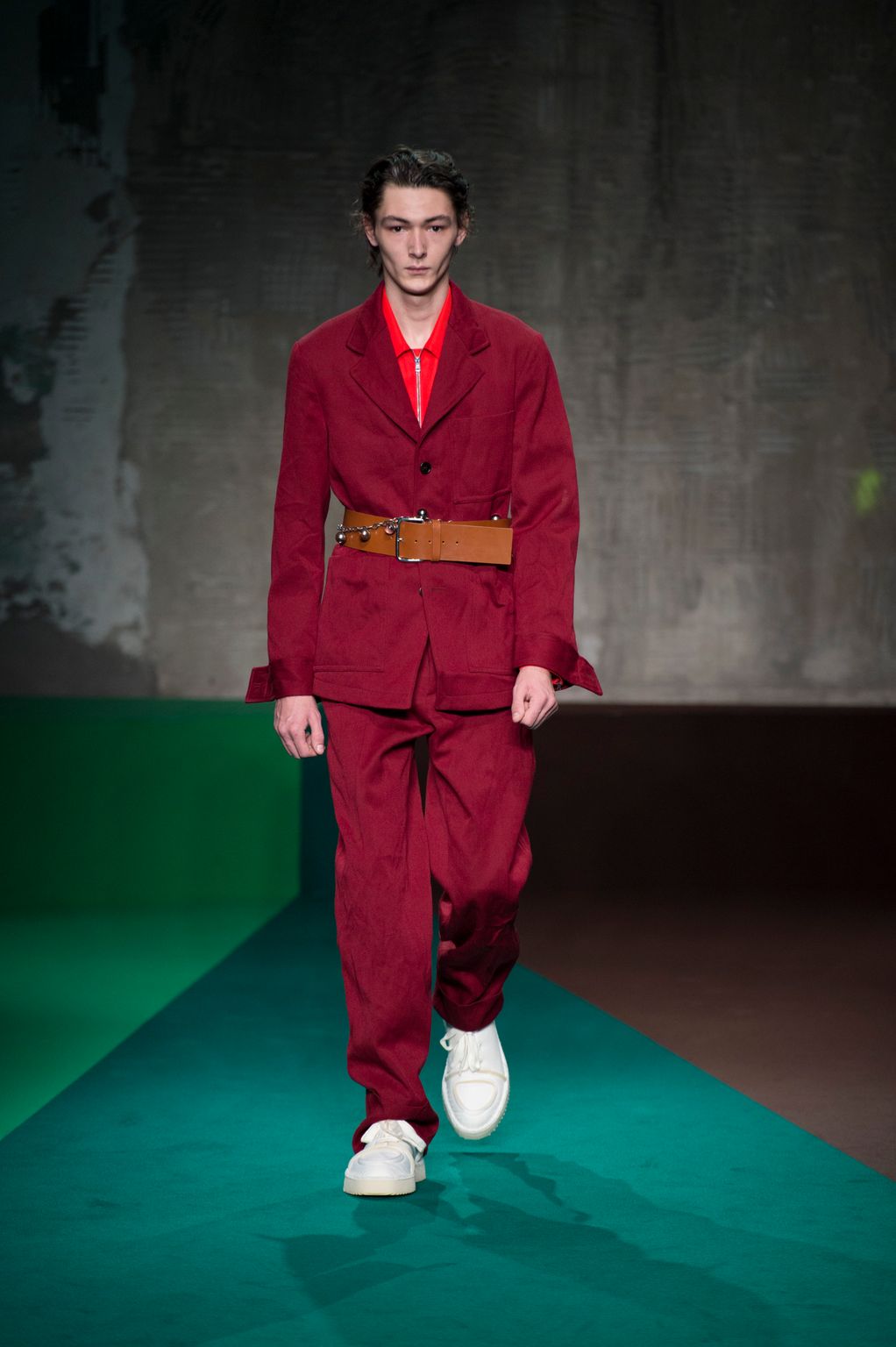 Fashion Week Milan Fall/Winter 2017 look 1 de la collection Marni menswear