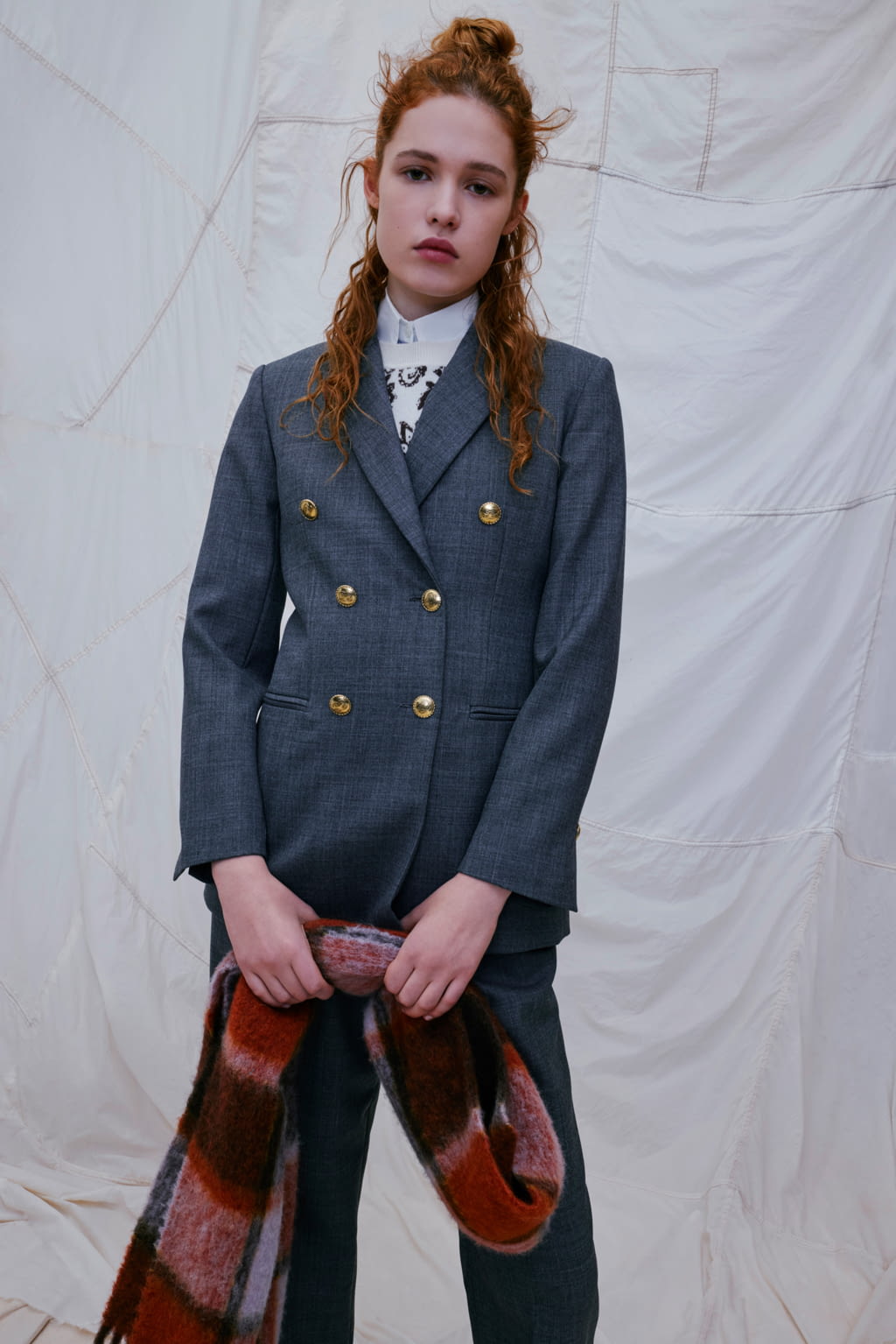 Fashion Week Paris Fall/Winter 2022 look 10 from the Sandro collection 女装
