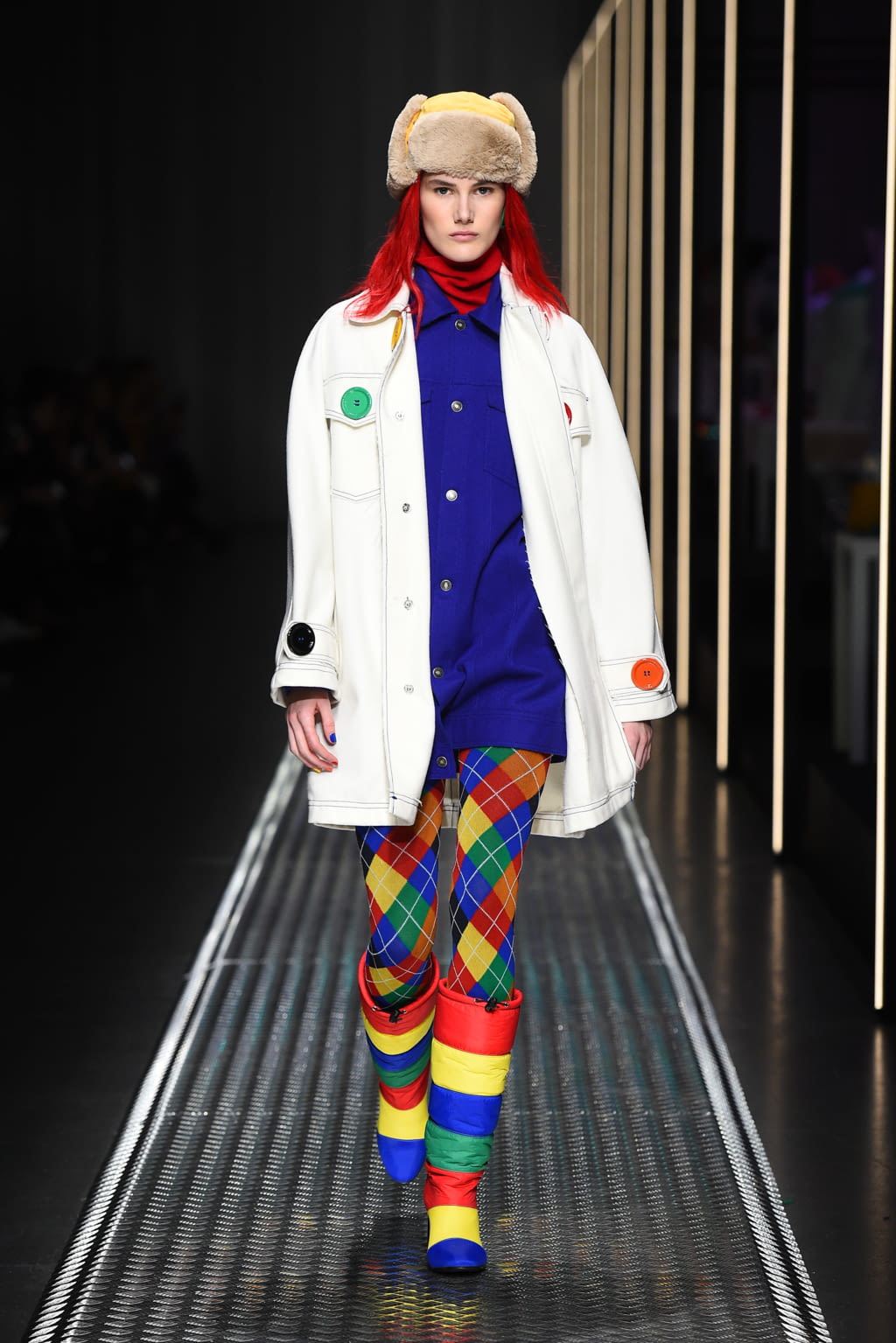 Fashion Week Milan Fall/Winter 2019 look 11 from the BENETTON x JEAN-CHARLES DE CASTELBAJAC collection 女装