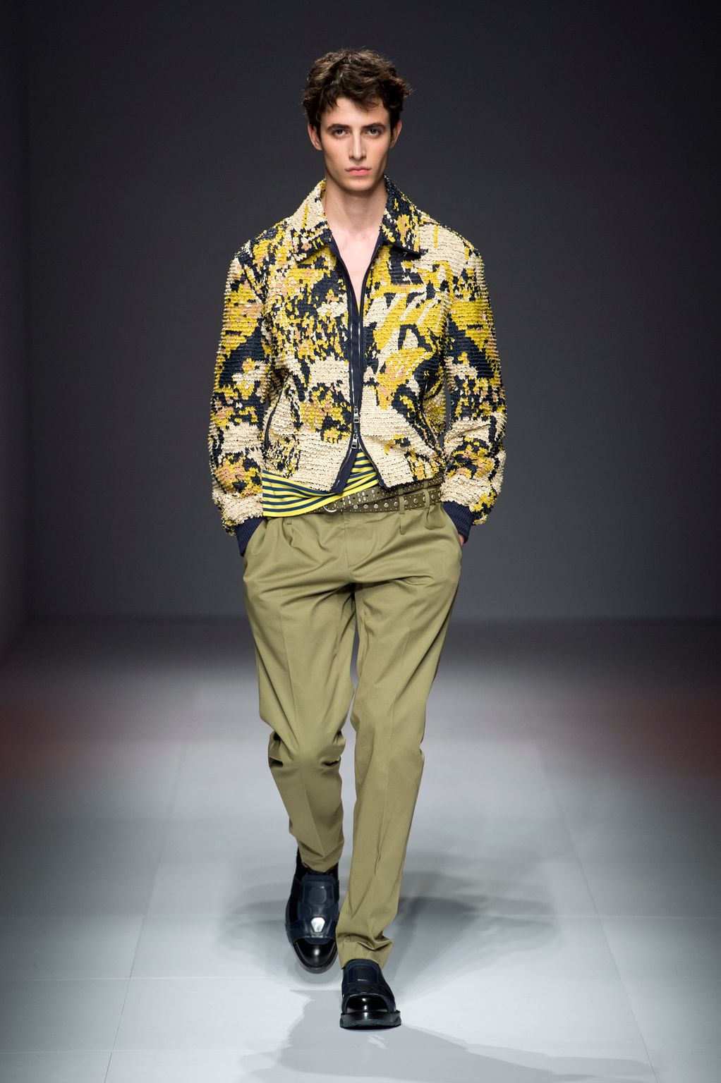 Fashion Week Milan Spring/Summer 2017 look 11 from the Ferragamo collection menswear