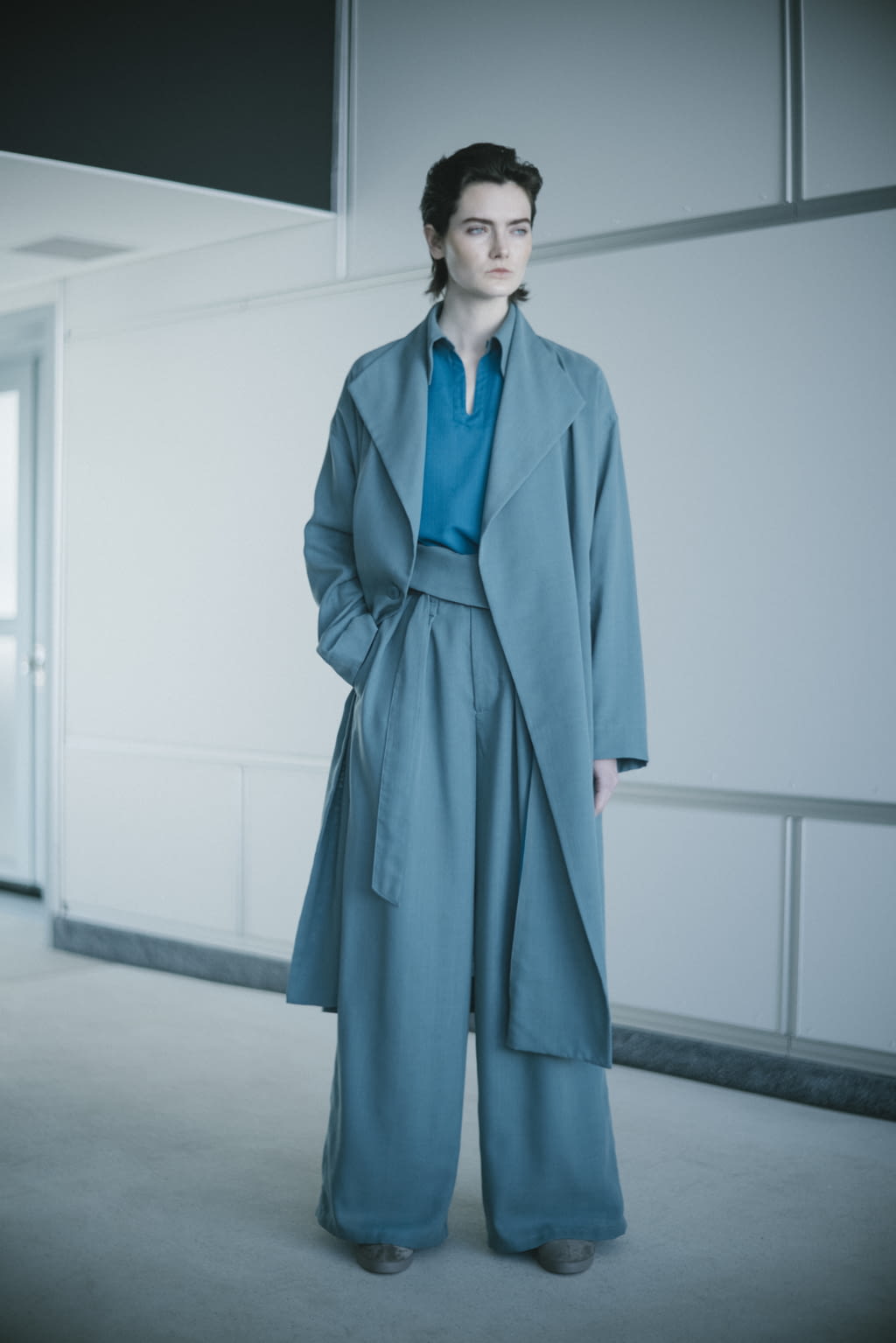 Fashion Week Paris Fall/Winter 2021 look 12 de la collection Issey Miyake womenswear