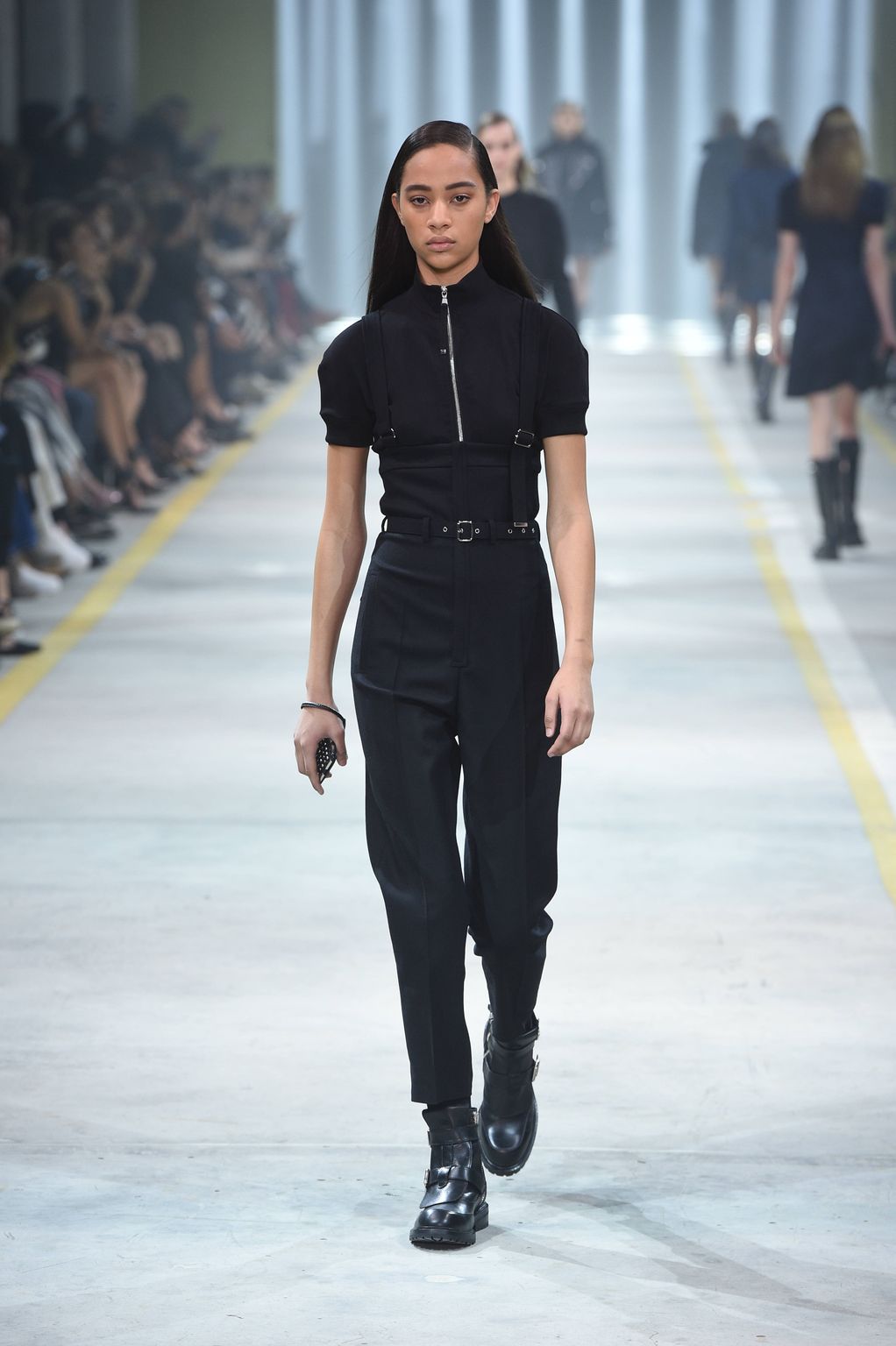 Fashion Week Milan Fall/Winter 2016 look 13 from the Diesel Black Gold collection womenswear