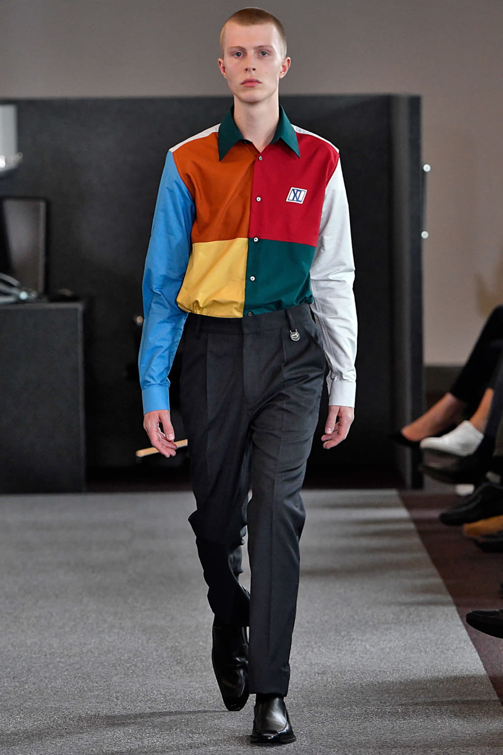Fashion Week London Spring/Summer 2018 look 14 from the Xander Zhou collection menswear