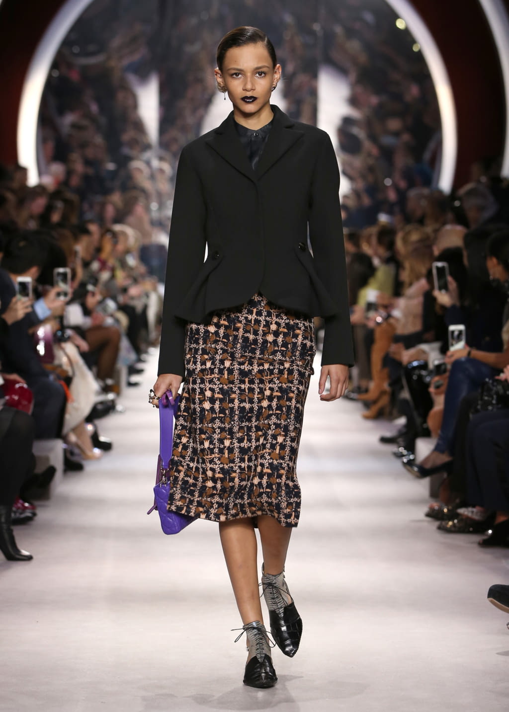 Fashion Week Paris Fall/Winter 2016 look 14 from the Christian Dior collection 女装