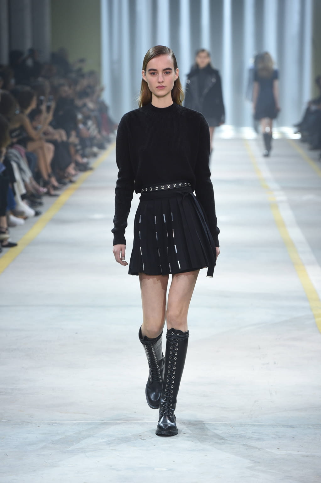Fashion Week Milan Fall/Winter 2016 look 14 from the Diesel Black Gold collection womenswear