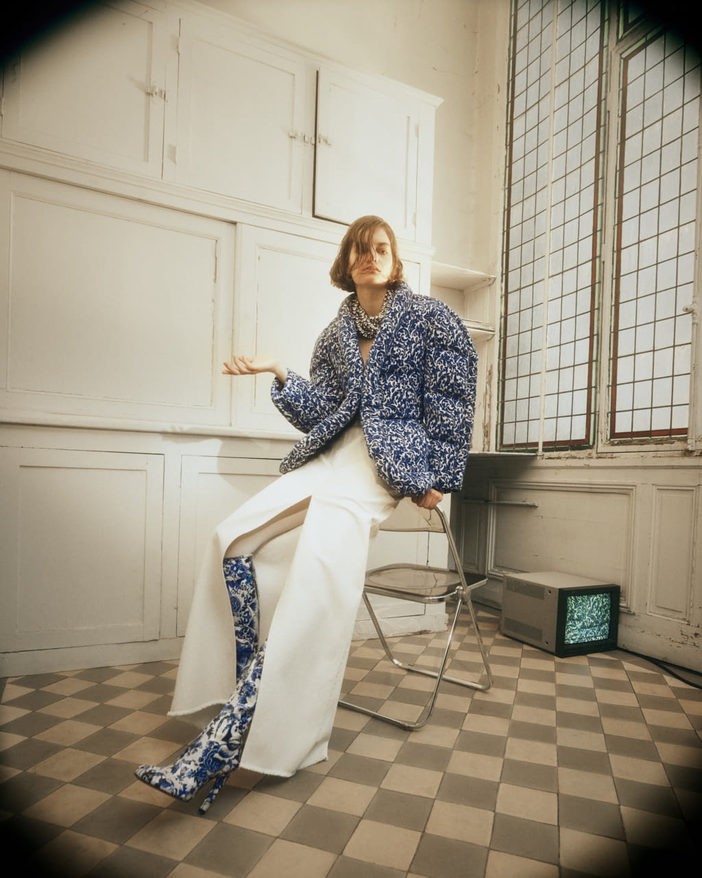 Fashion Week Paris Fall/Winter 2022 look 15 de la collection Dries Van Noten womenswear