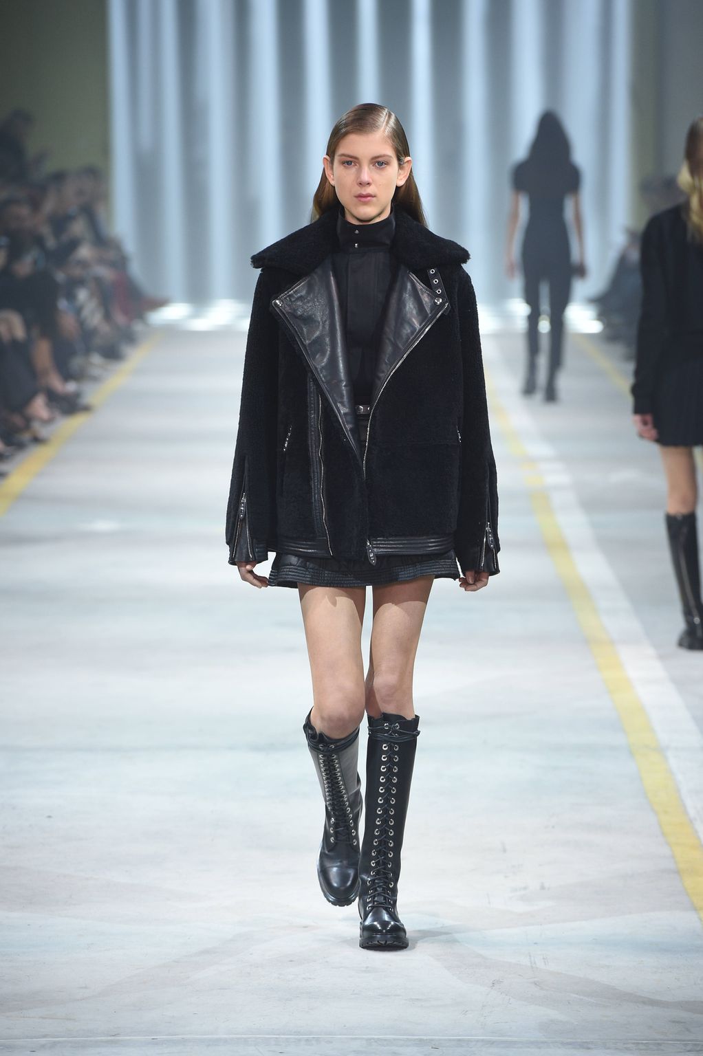 Fashion Week Milan Fall/Winter 2016 look 15 from the Diesel Black Gold collection womenswear