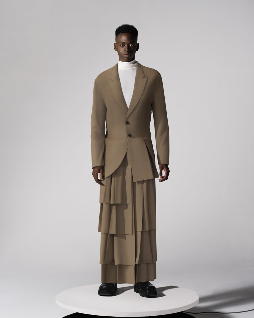 Fashion Week Paris Fall/Winter 2022 look 17 de la collection Steven Passaro menswear