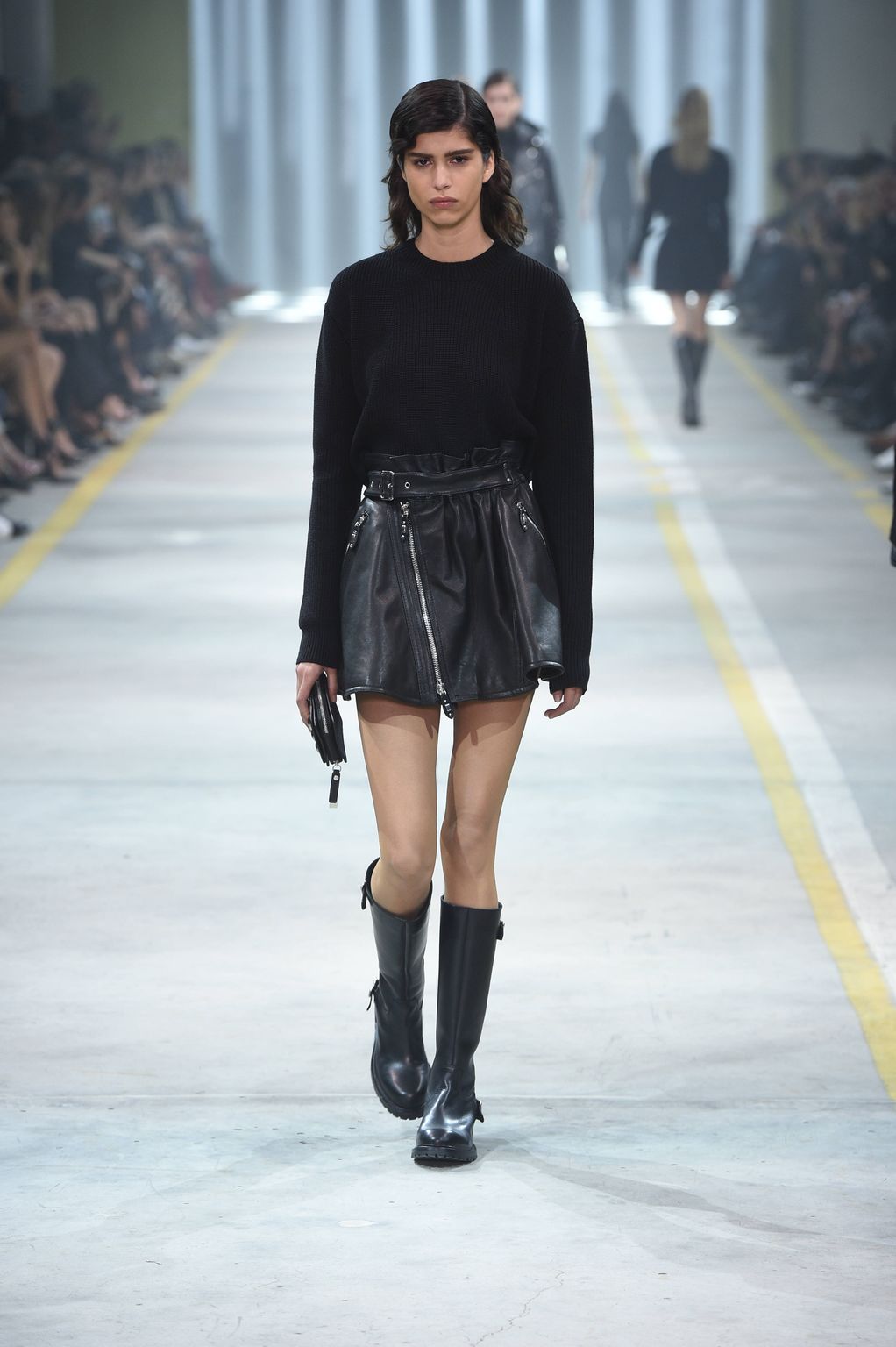 Fashion Week Milan Fall/Winter 2016 look 16 from the Diesel Black Gold collection womenswear