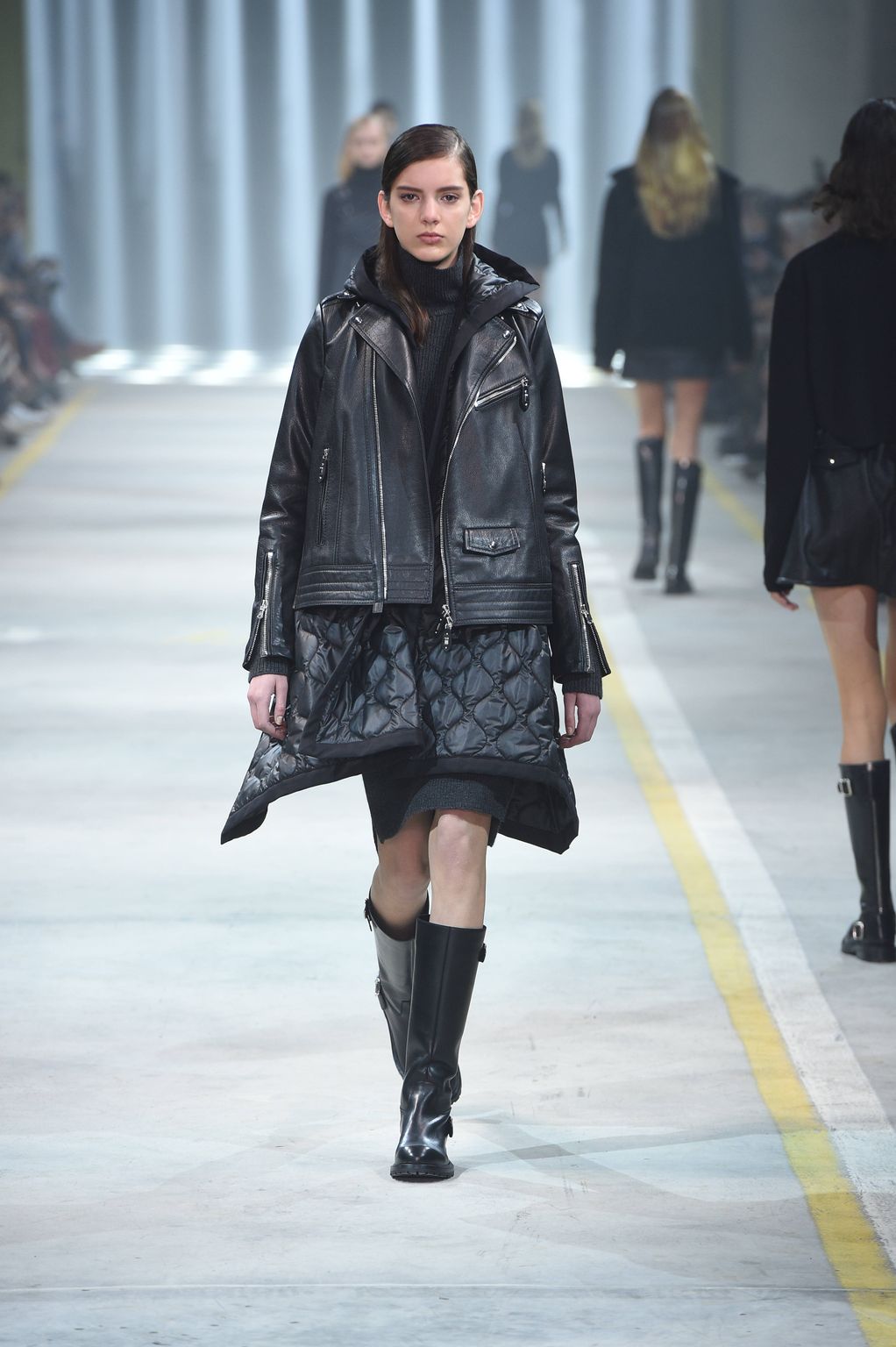 Fashion Week Milan Fall/Winter 2016 look 17 from the Diesel Black Gold collection womenswear