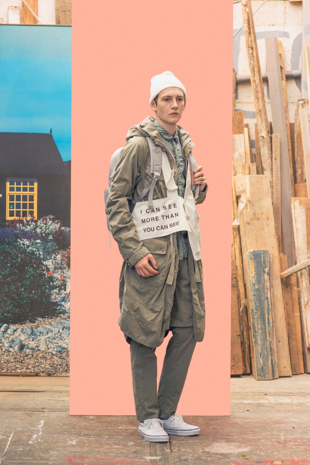 Fashion Week Paris Spring/Summer 2017 look 18 from the Undercover collection menswear