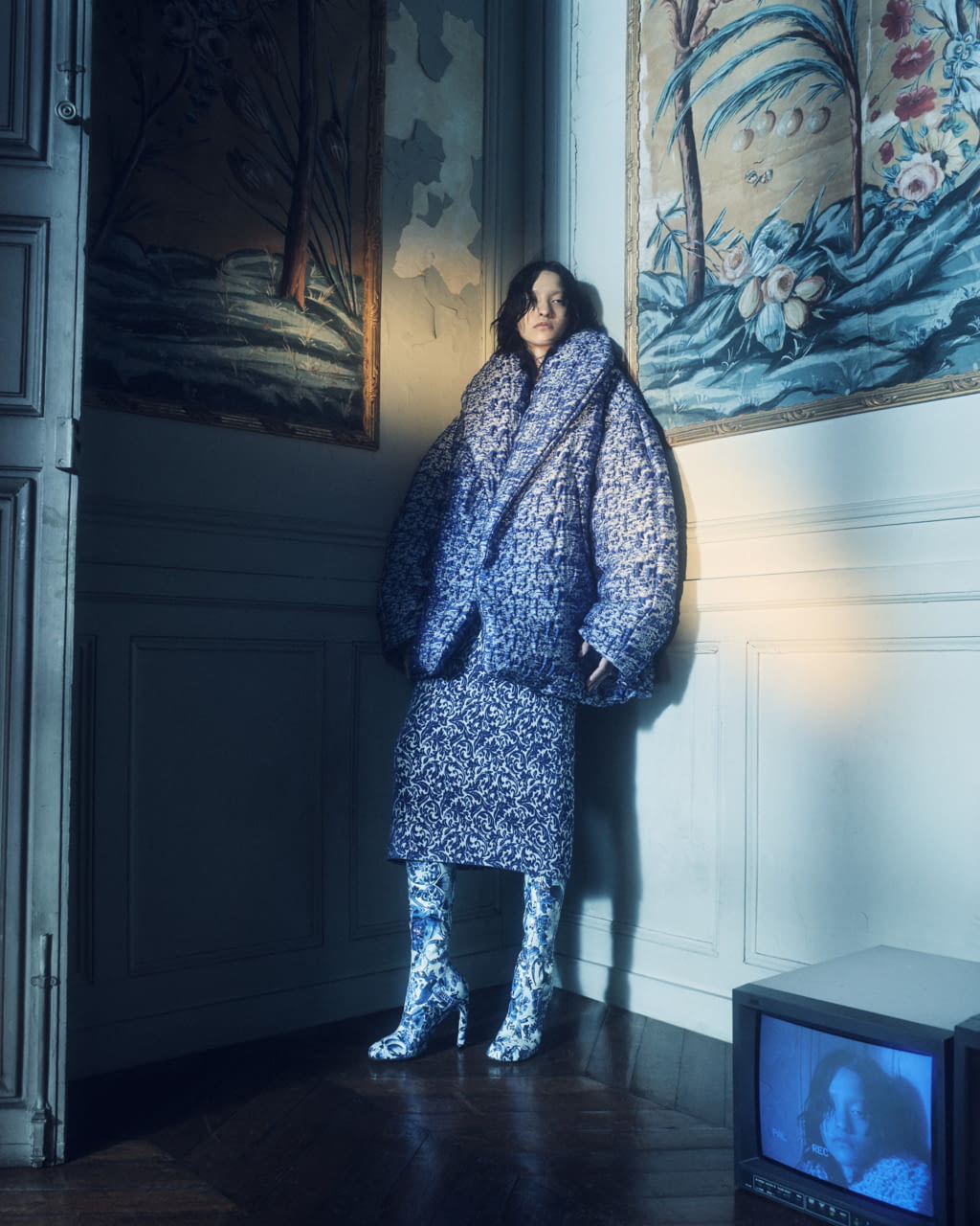 Fashion Week Paris Fall/Winter 2022 look 18 de la collection Dries Van Noten womenswear