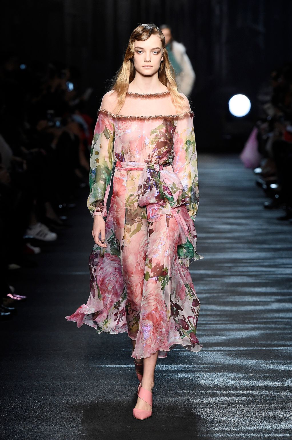 Fashion Week Milan Fall/Winter 2016 look 2 from the Blumarine collection womenswear