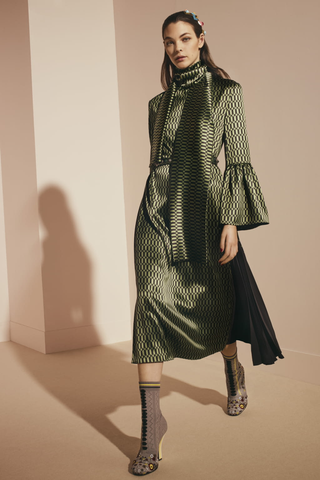 Fashion Week Milan Pre-Fall 2017 look 2 de la collection Fendi womenswear