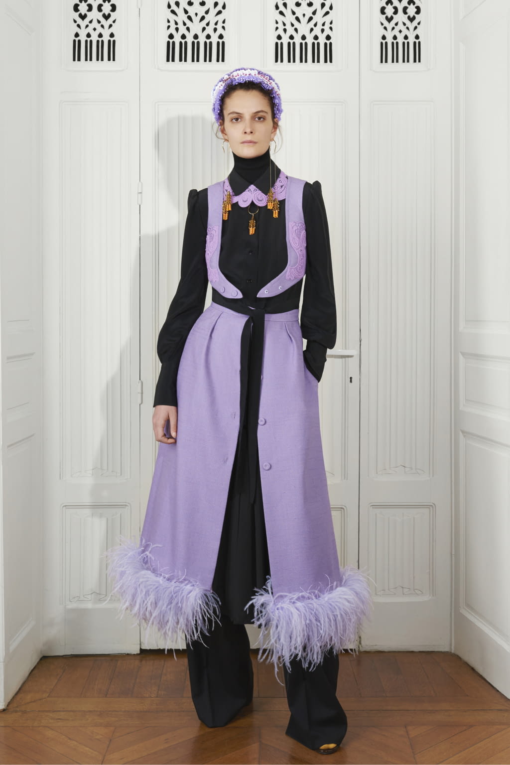 Fashion Week Paris Fall/Winter 2021 look 20 from the Patou collection womenswear