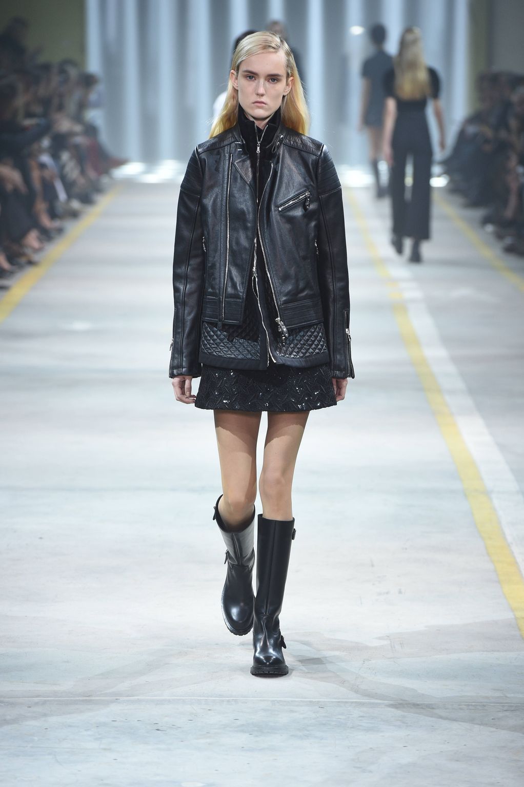 Fashion Week Milan Fall/Winter 2016 look 22 from the Diesel Black Gold collection womenswear