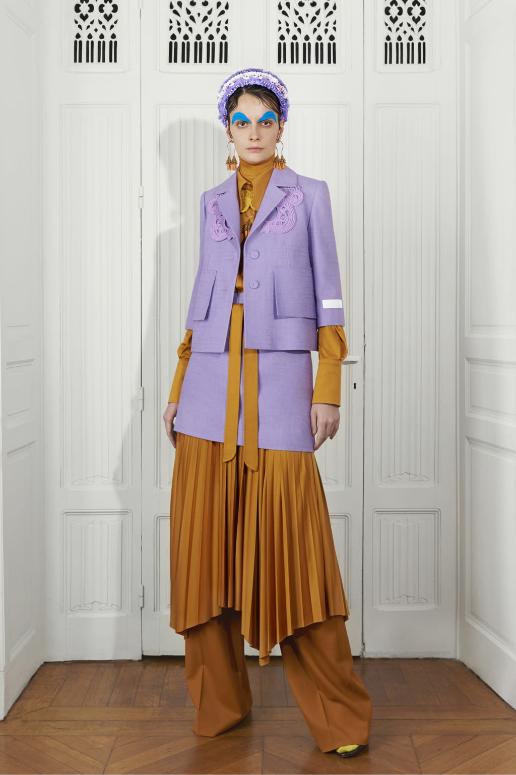 Fashion Week Paris Fall/Winter 2021 look 24 from the Patou collection womenswear