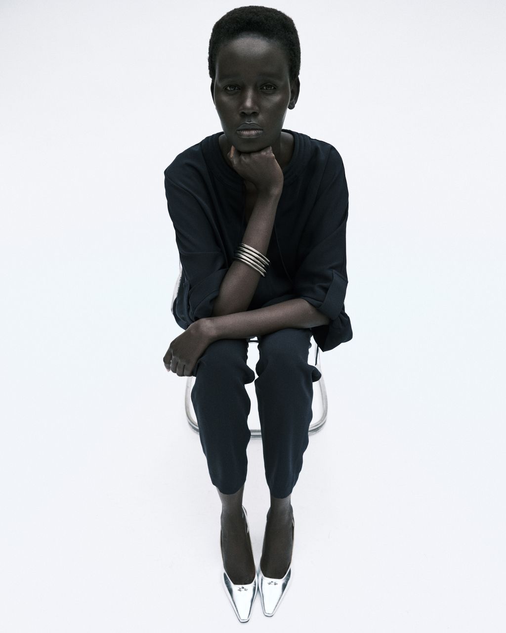 Fashion Week Paris Spring-Summer 2025 look 26 from the Barbara Bui collection womenswear