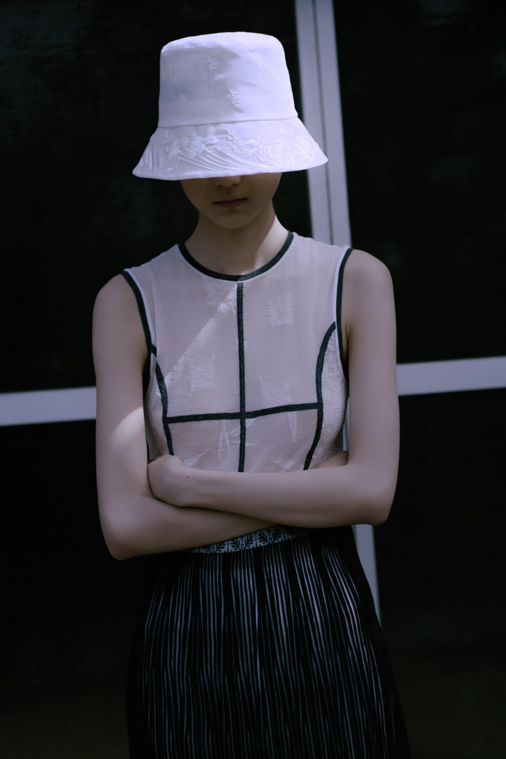 Fashion Week Paris Spring/Summer 2021 look 27 from the Mame Kurogouchi collection 女装