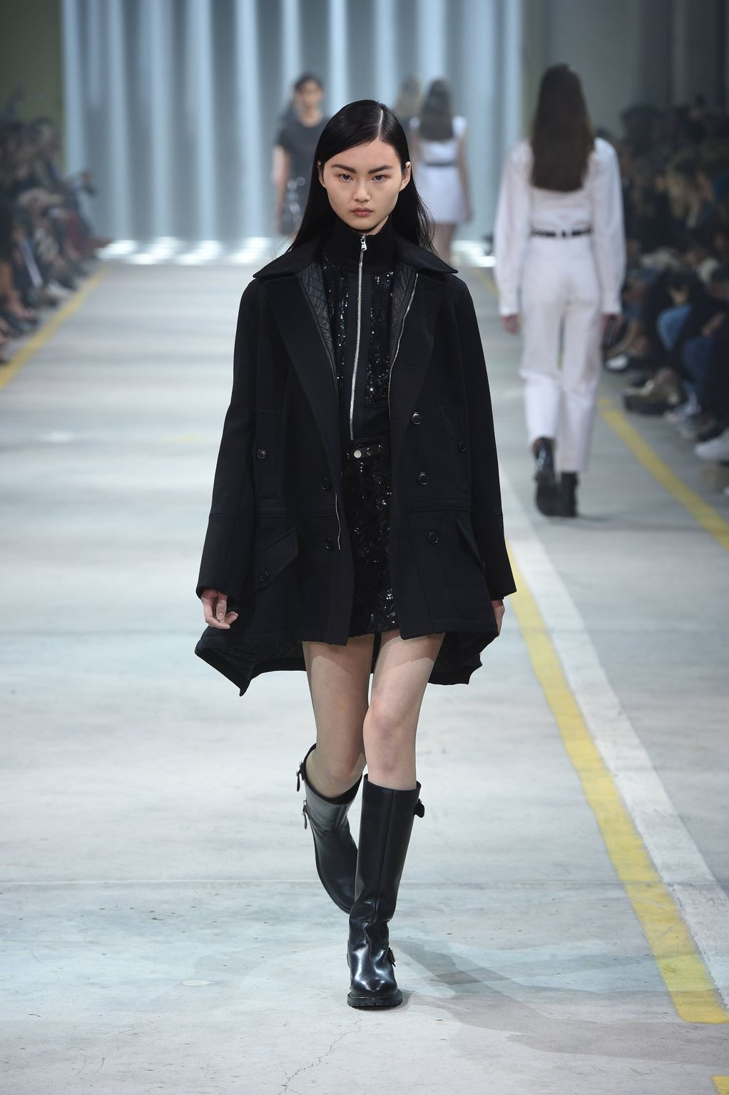 Fashion Week Milan Fall/Winter 2016 look 27 from the Diesel Black Gold collection womenswear
