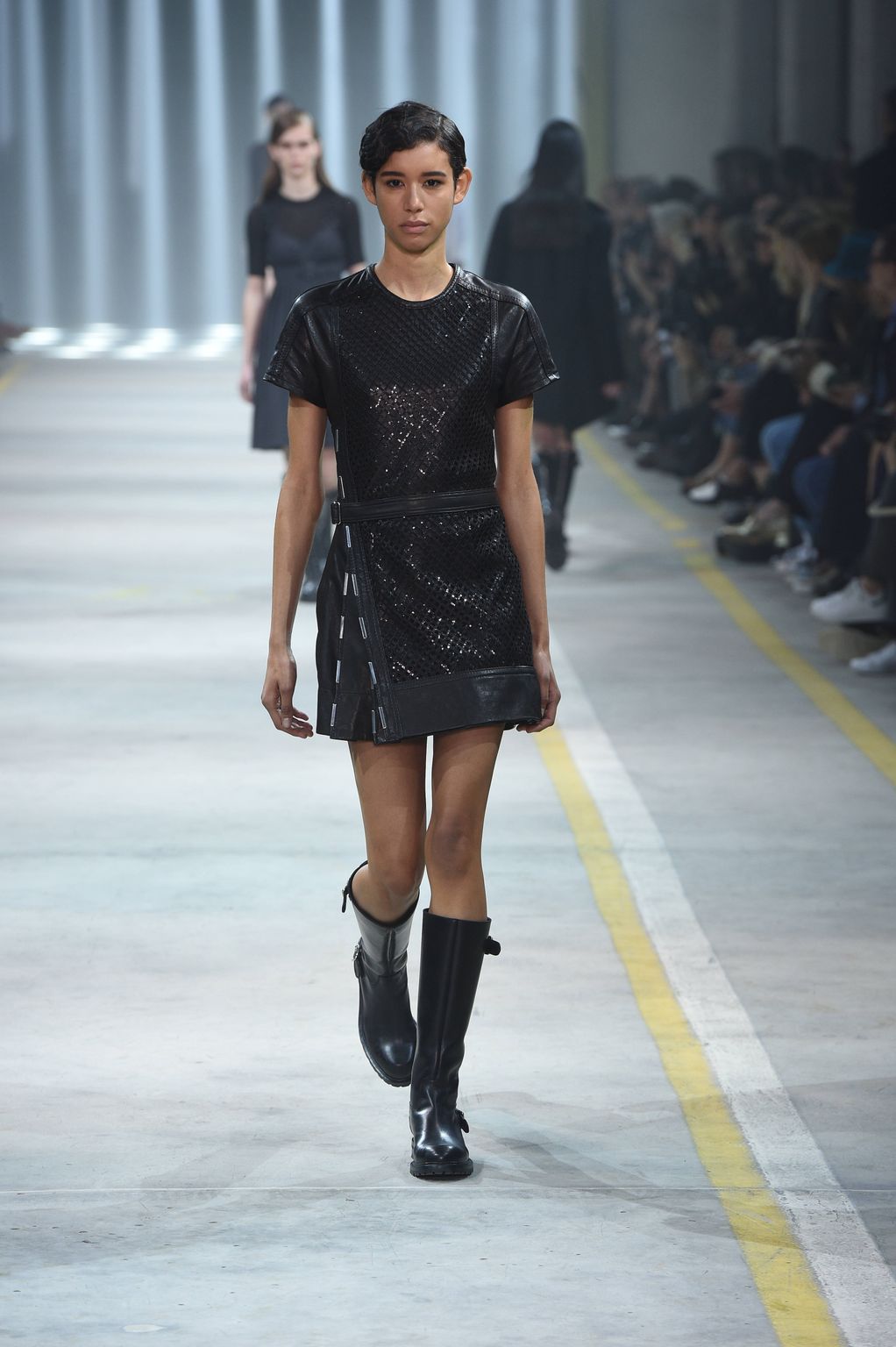 Fashion Week Milan Fall/Winter 2016 look 28 from the Diesel Black Gold collection womenswear