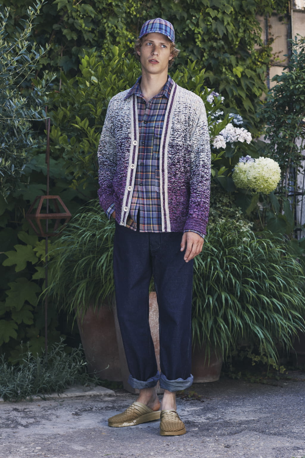 Fashion Week Milan Spring/Summer 2018 look 3 from the Missoni collection menswear