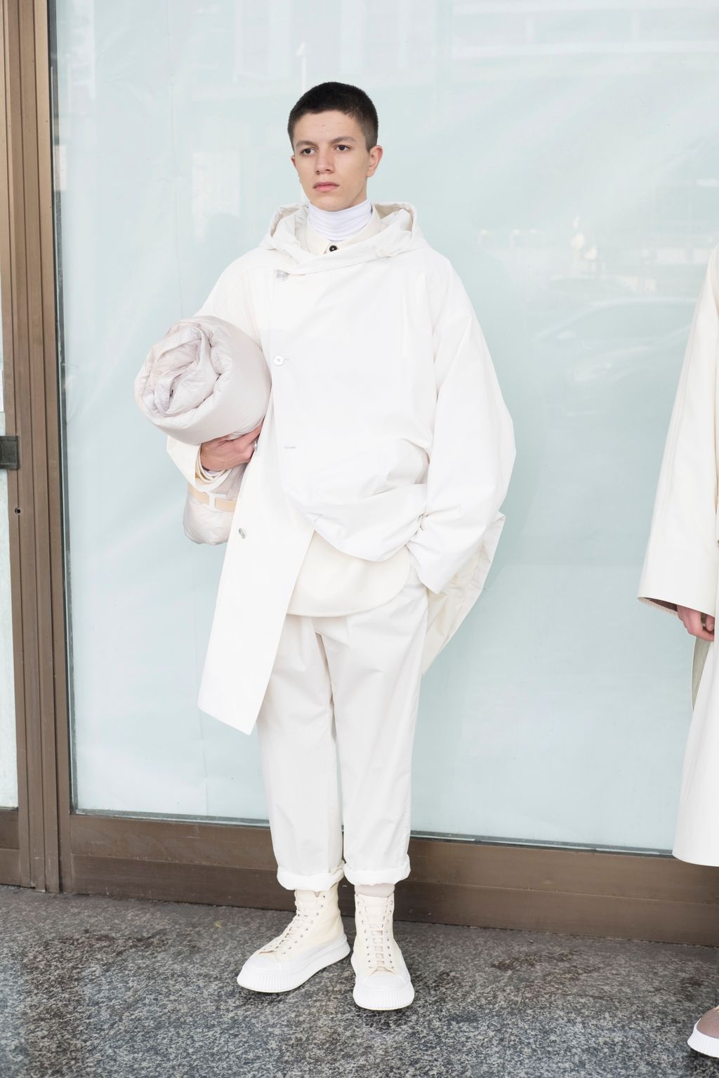 Fashion Week Paris Fall/Winter 2018 look 3 from the Jil Sander collection 男装