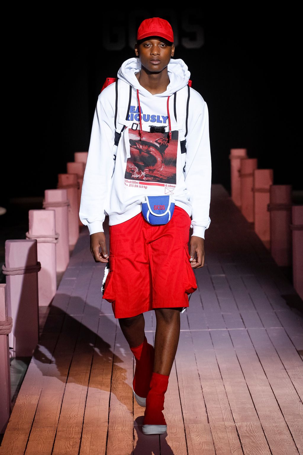 Fashion Week Milan Spring/Summer 2018 look 3 from the GCDS collection menswear