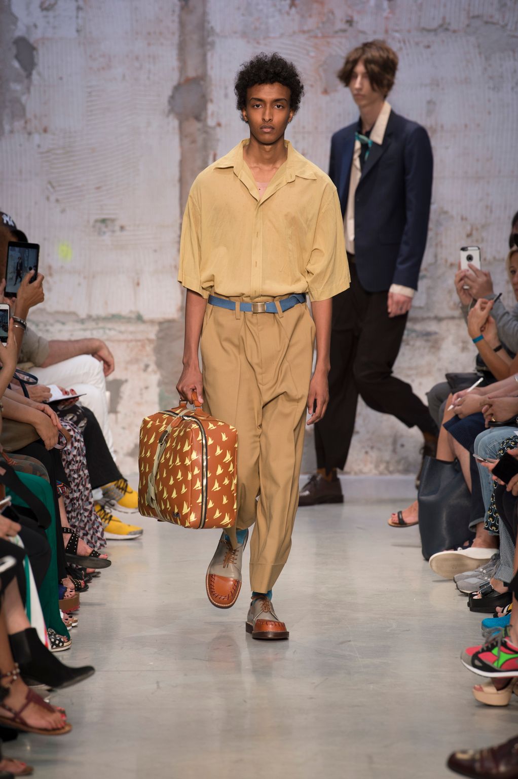 Fashion Week Milan Spring/Summer 2018 look 3 from the Marni collection 男装