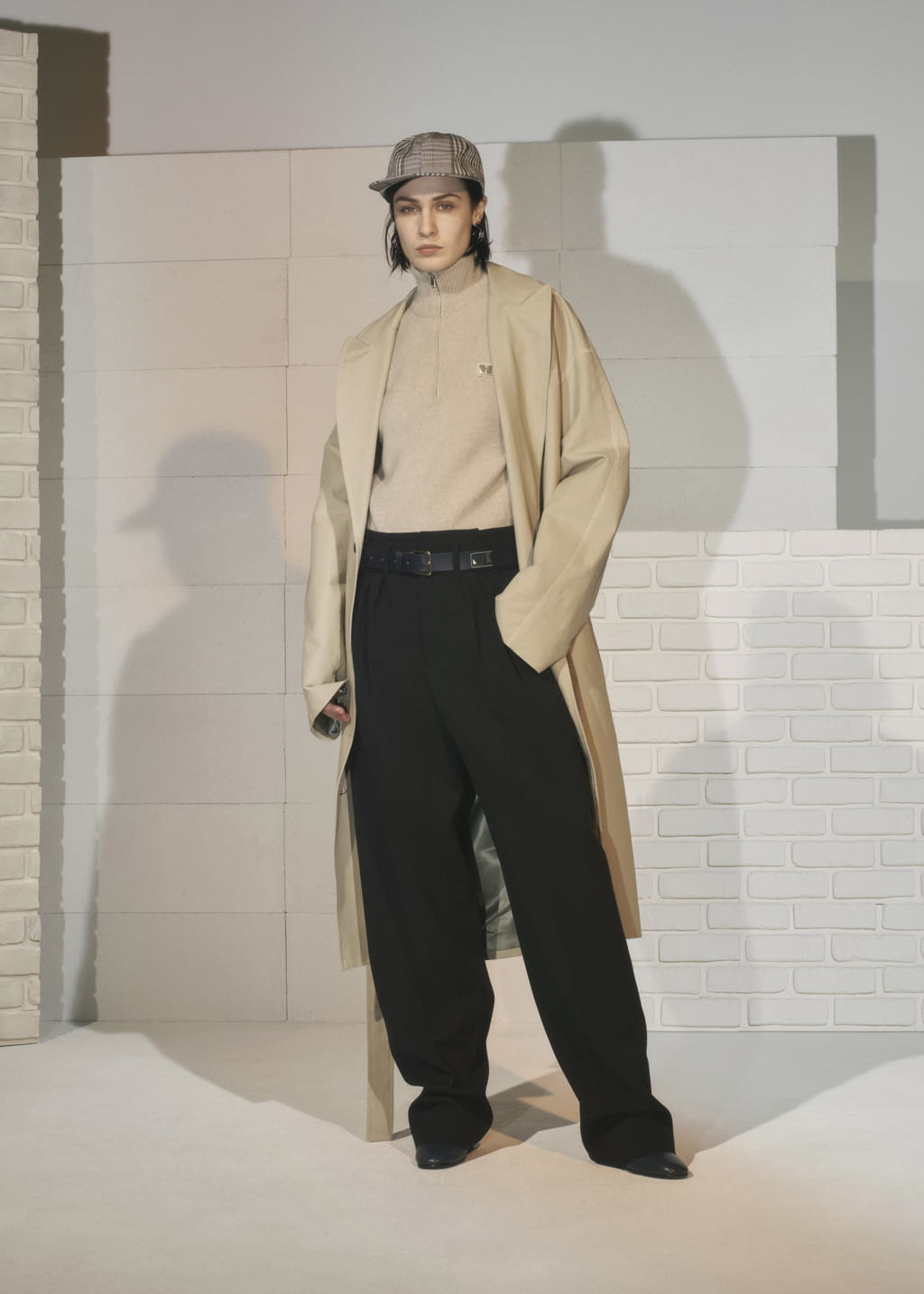 Fashion Week Paris Fall/Winter 2019 look 3 de la collection Maison Kitsuné womenswear
