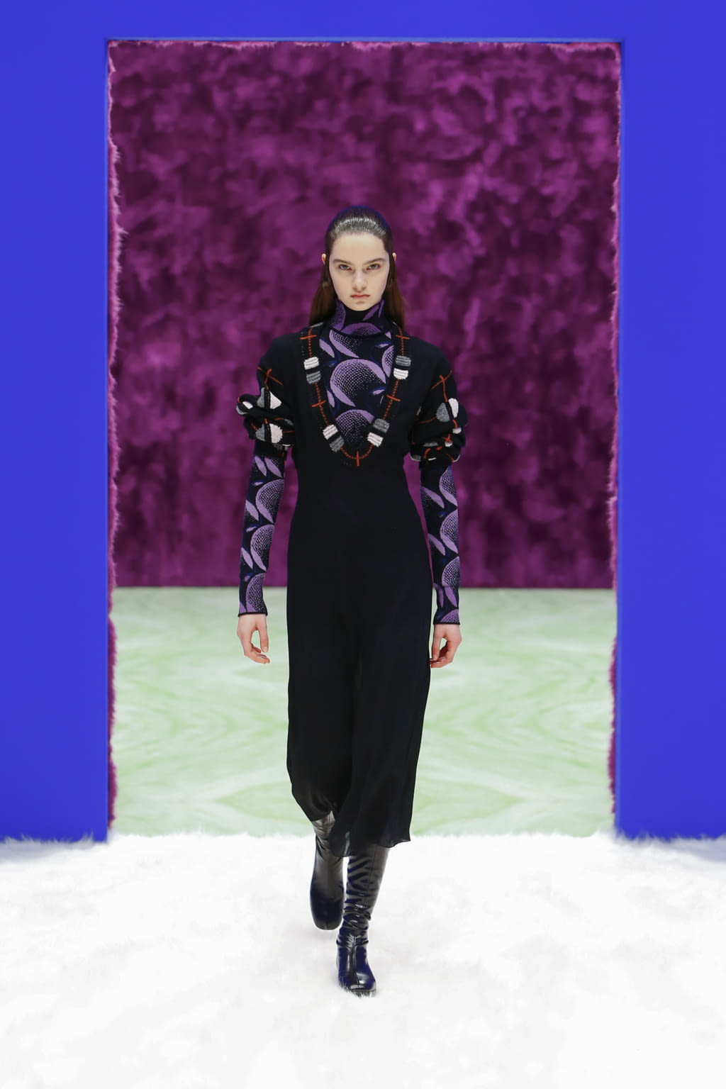 Fashion Week Milan Fall/Winter 2021 look 3 from the Prada collection womenswear