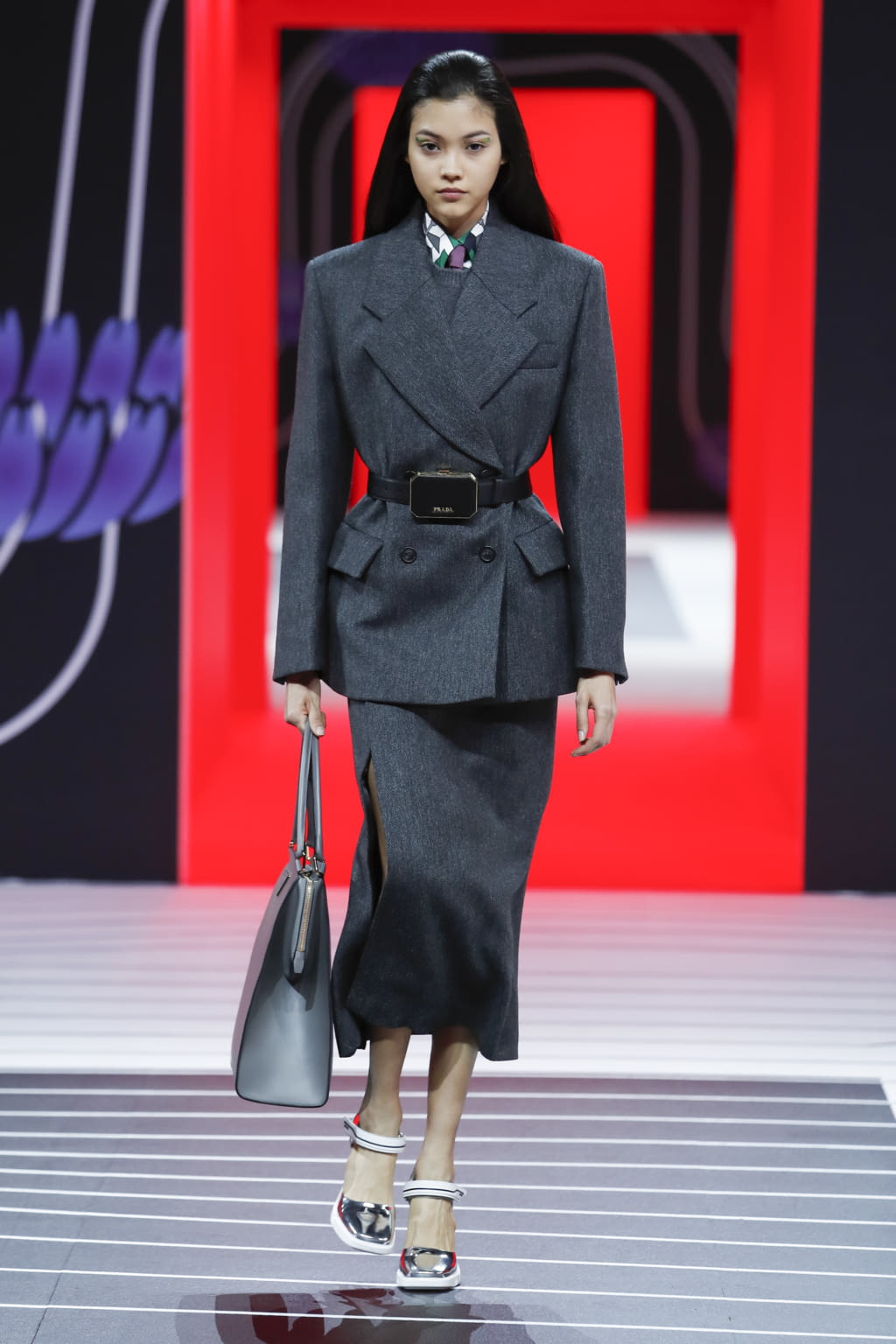 Fashion Week Milan Fall/Winter 2020 look 3 from the Prada collection womenswear