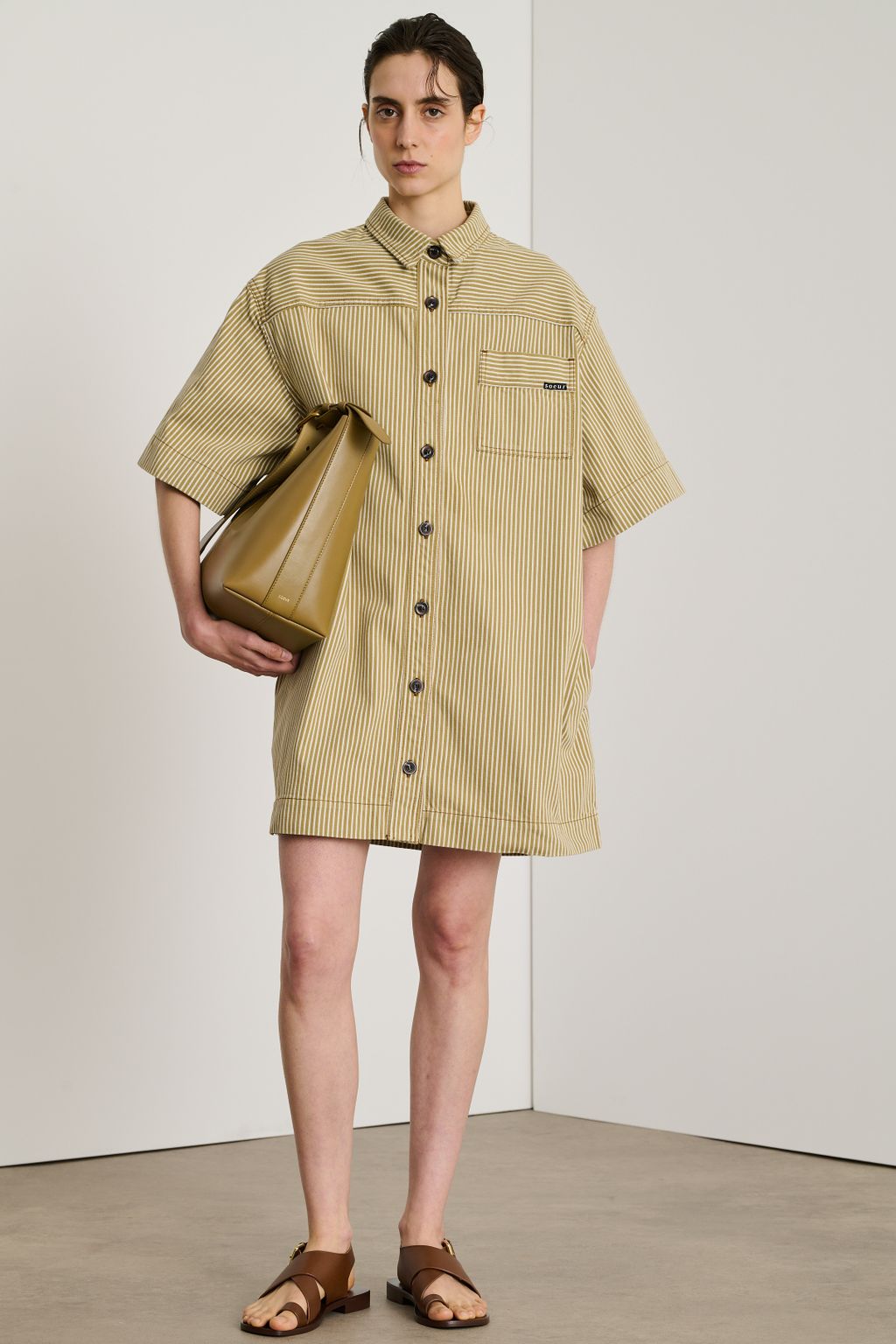 Fashion Week Paris Spring/Summer 2025 look 28 from the Soeur collection womenswear