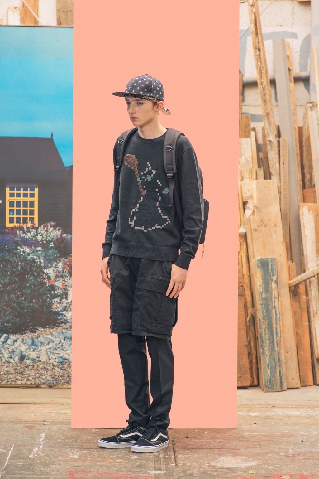 Fashion Week Paris Spring/Summer 2017 look 32 from the Undercover collection 男装