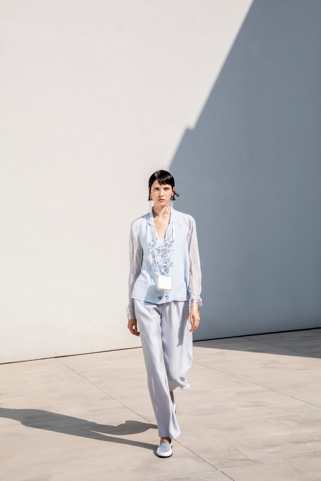 Fashion Week Milan Spring/Summer 2021 look 32 from the Emporio Armani collection 女装