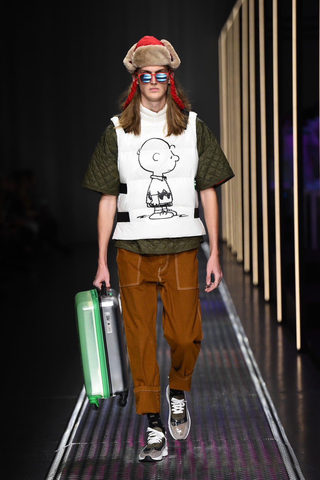 Fashion Week Milan Fall/Winter 2019 look 33 from the BENETTON x JEAN-CHARLES DE CASTELBAJAC collection 女装