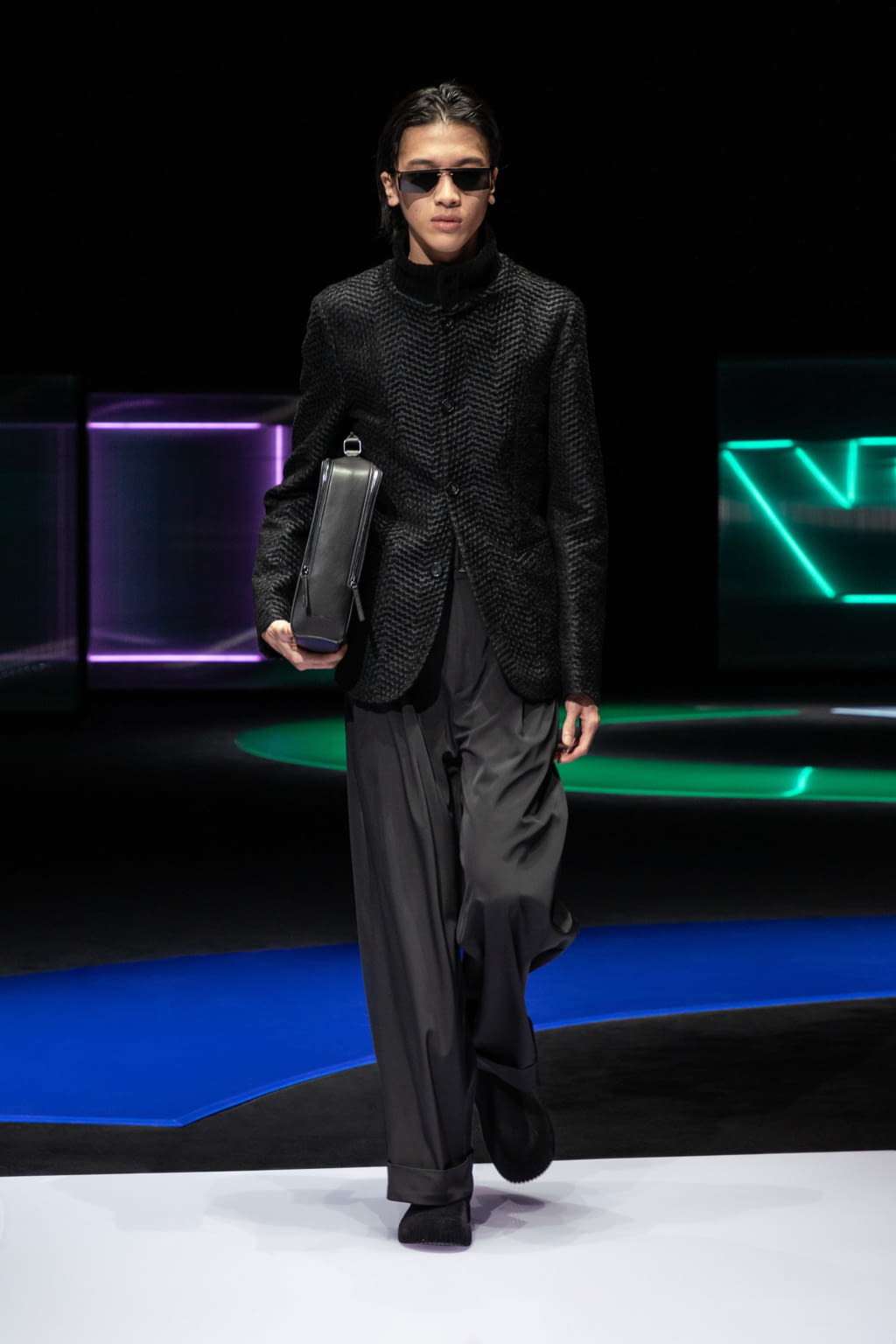 Fashion Week Milan Fall/Winter 2021 look 34 from the Emporio Armani collection womenswear