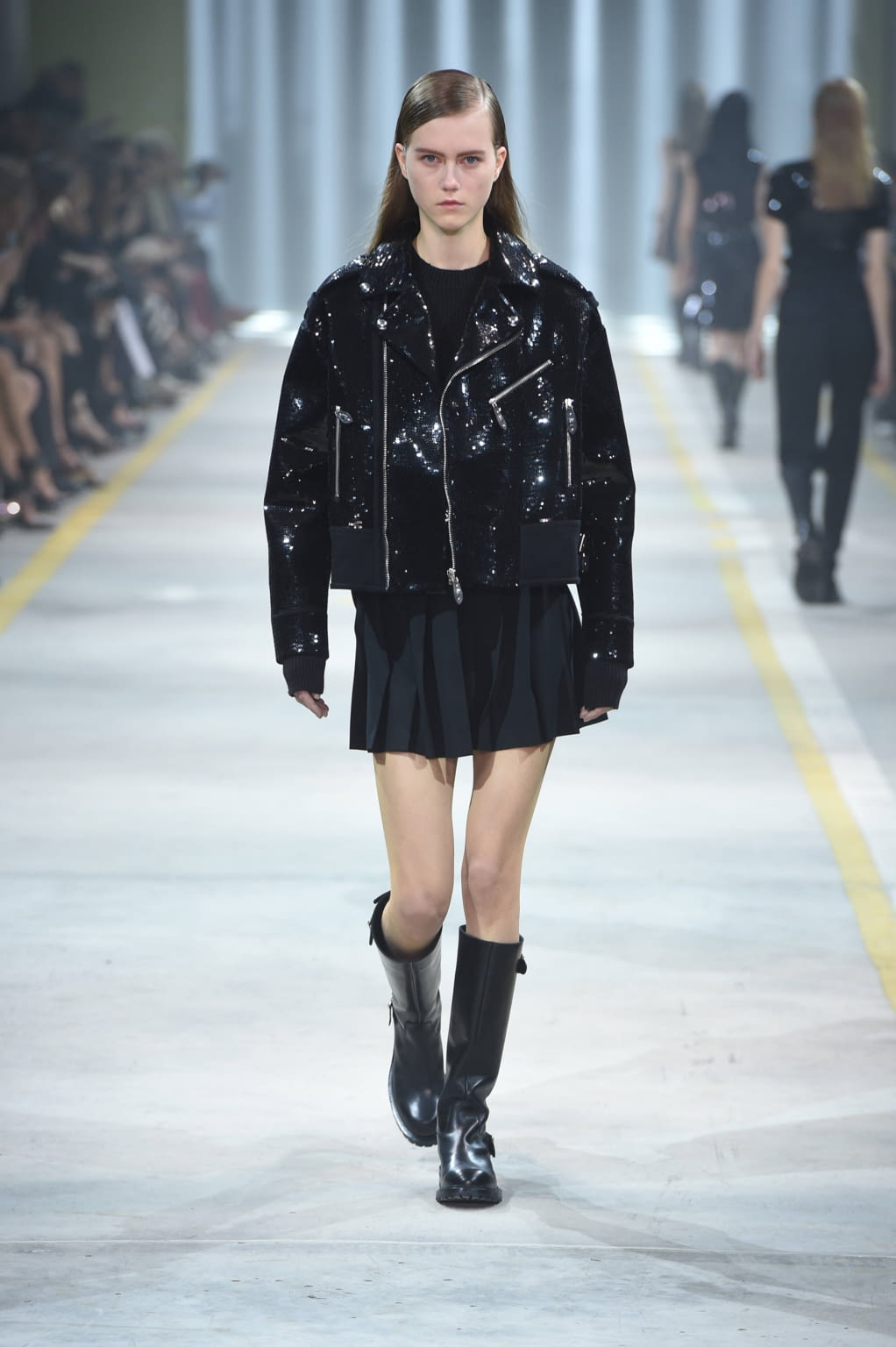 Fashion Week Milan Fall/Winter 2016 look 36 from the Diesel Black Gold collection womenswear