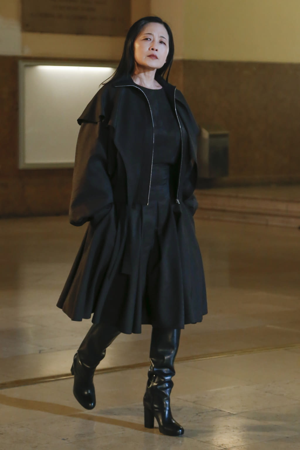Fashion Week Paris Fall/Winter 2020 look 39 from the Lemaire collection womenswear