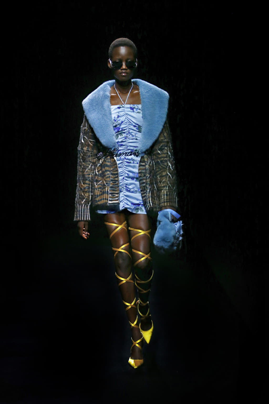 Fashion Week Milan Fall/Winter 2021 look 4 from the Blumarine collection womenswear