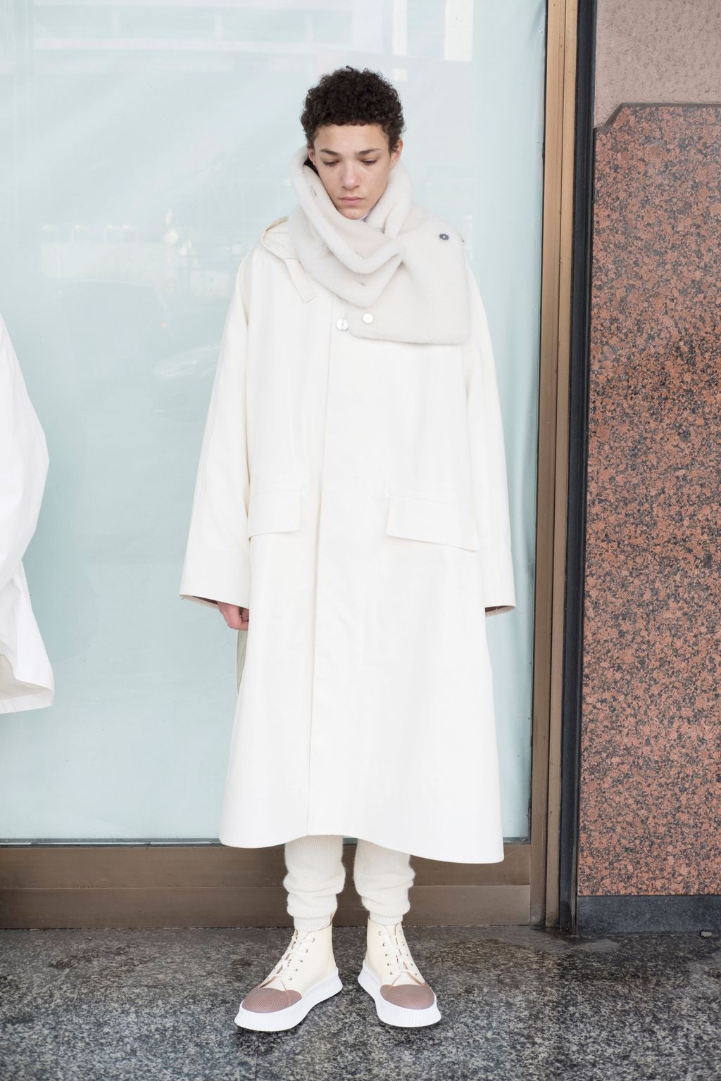 Fashion Week Paris Fall/Winter 2018 look 4 from the Jil Sander collection 男装