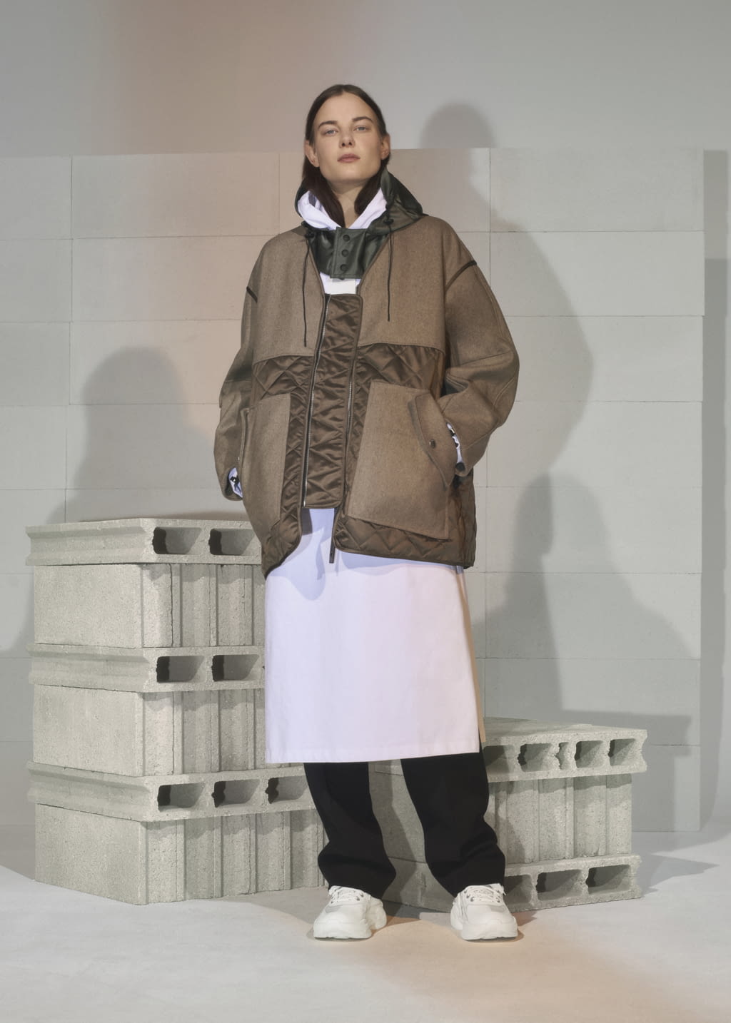 Fashion Week Paris Fall/Winter 2019 look 4 from the Maison Kitsuné collection 女装