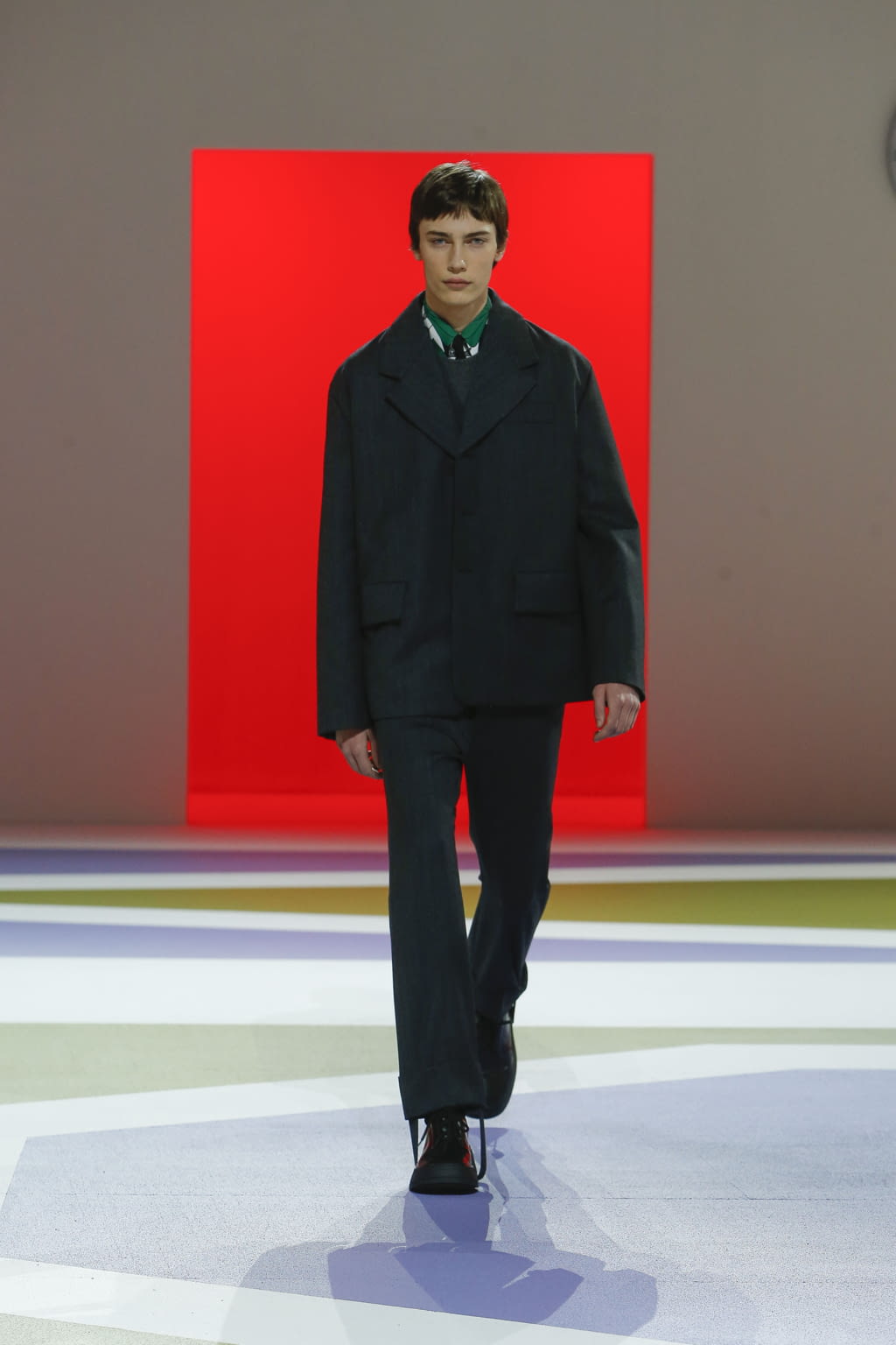 Fashion Week Milan Fall/Winter 2020 look 4 de la collection Prada menswear