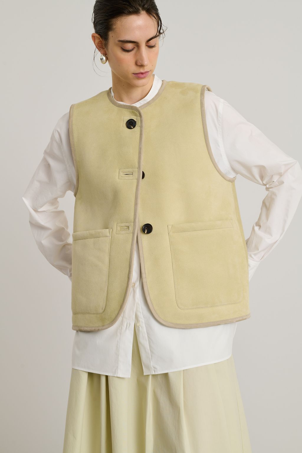 Fashion Week Paris Spring/Summer 2025 look 62 from the Soeur collection womenswear