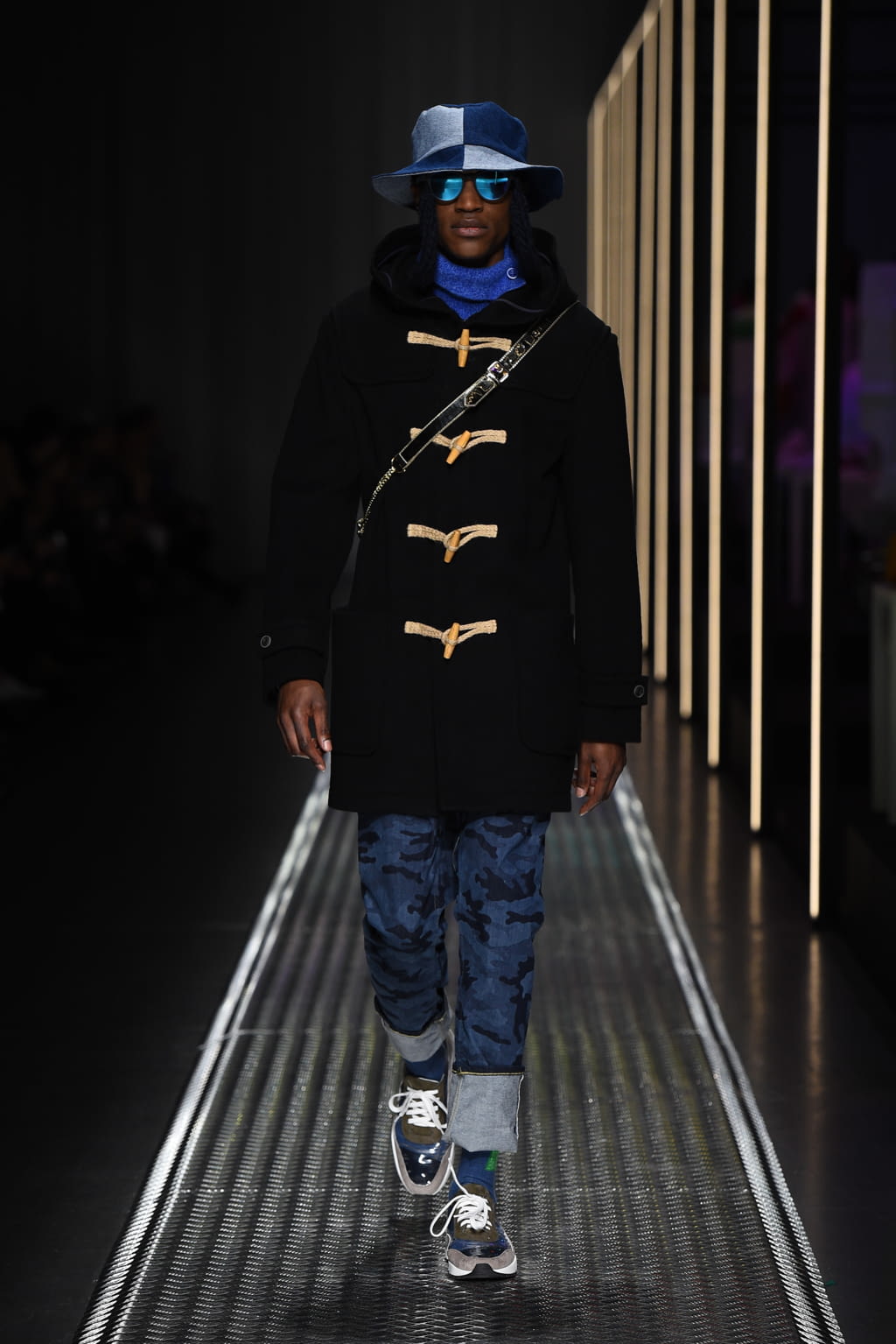 Fashion Week Milan Fall/Winter 2019 look 44 from the BENETTON x JEAN-CHARLES DE CASTELBAJAC collection 女装