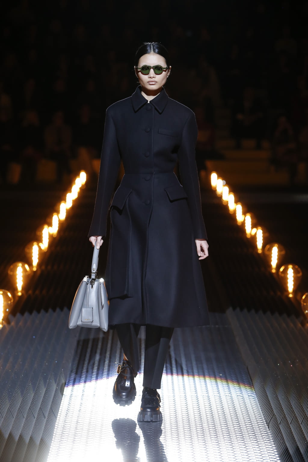 Fashion Week Milan Fall/Winter 2019 look 46 from the Prada collection 女装